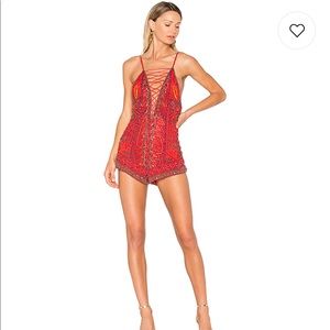 X by NBD Pandora Romper In Aztec Desire